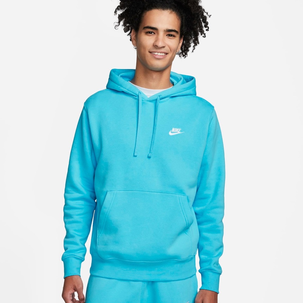 Nike Men's Vibrant Teal Hoodie